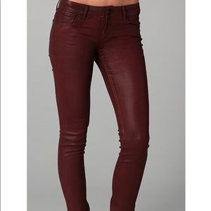 Habitual Red coated skinny jean